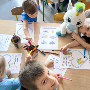Zajęcia w ramach projektu "Kolorowe uczucia Gucia"