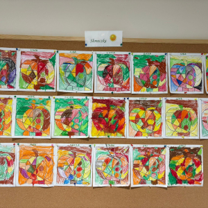 Prace plastyczne dzieci .