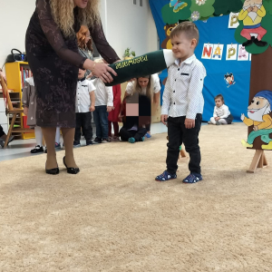 Uroczyste Pasowanie na Przedszkolaka.