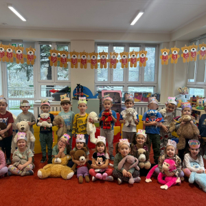 Zabawy z okazji Dnia Pluszowego Misia.