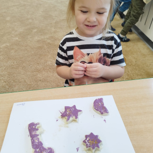 Zabawy z masą solną.