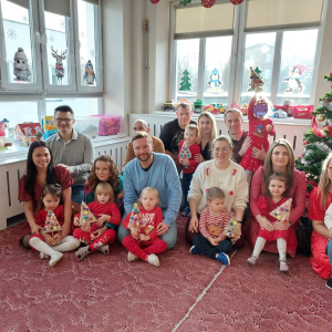 Spotkania świąteczne z rodzicami.