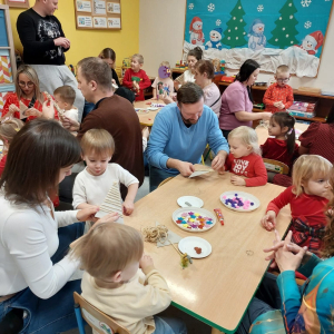 Spotkania świąteczne z rodzicami.