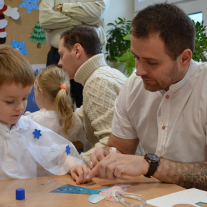 Spotkania świąteczne z rodzicami.