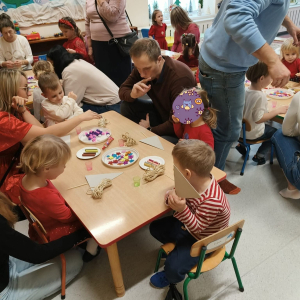 Spotkania świąteczne z rodzicami.