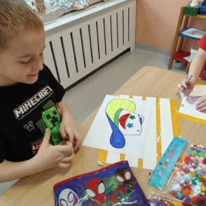 Realizacja projektu  "Z Marzynką w chmurach, z Celkiem na ziemi". 