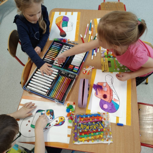 Realizacja projektu  "Z Marzynką w chmurach, z Celkiem na ziemi". 