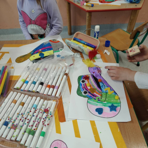 Realizacja projektu  "Z Marzynką w chmurach, z Celkiem na ziemi". 