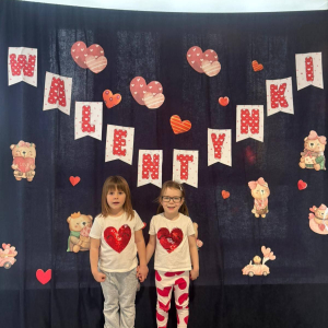 Zabawy walentynkowe w naszym przedszkolu.