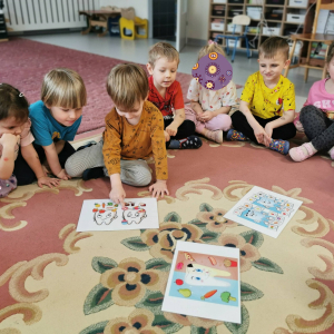 "Zdrowo jemy z Lisicą Karoliną" - zajęcia w ramach Ogólnopolskiego programu edukacji zdrowotnej Klub Mleczaka. 