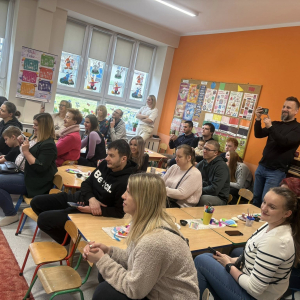 Spotkanie wielkanocne z udziałem rodziców.