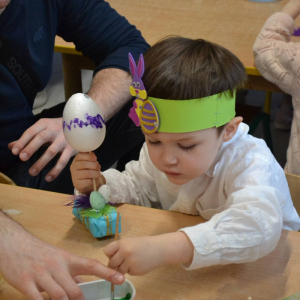 Spotkanie wielkanocne z udziałem rodziców.