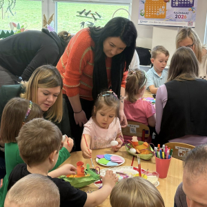 Spotkanie wielkanocne z udziałem rodziców.