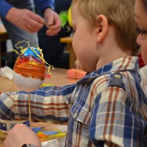 Spotkanie wielkanocne z udziałem rodziców.