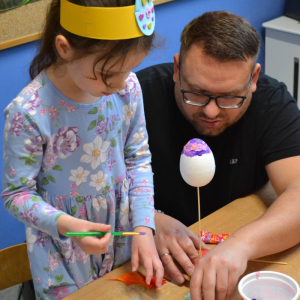 Spotkanie wielkanocne z udziałem rodziców.