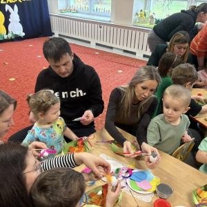 Spotkanie wielkanocne z udziałem rodziców.