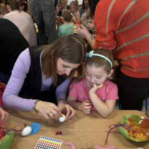 Spotkanie wielkanocne z udziałem rodziców.