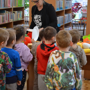 Muchomorki w Filii nr 18 MBP w Dąbrowie Górniczej.