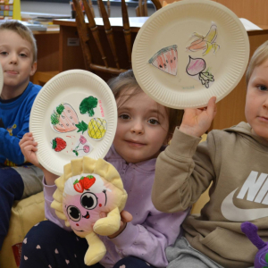 Muchomorki w Filii nr 18 MBP w Dąbrowie Górniczej .