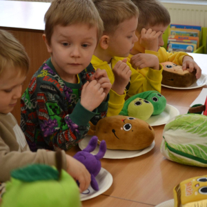 Muchomorki w Filii nr 18 MBP w Dąbrowie Górniczej.