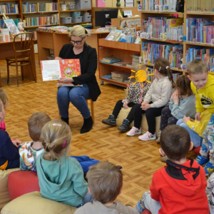 Muchomorki w Filii nr 18 MBP w Dąbrowie Górniczej.