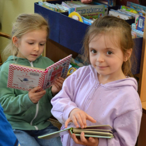 Muchomorki w Filii nr 18 MBP w Dąbrowie Górniczej.