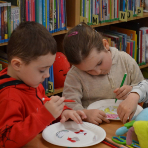 Muchomorki w Filii nr 18 MBP w Dąbrowie Górniczej.