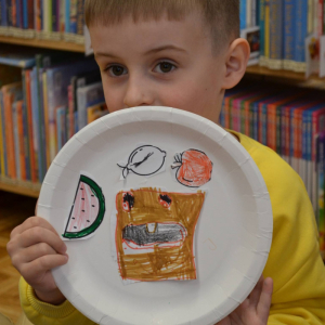 Muchomorki w Filii nr 18 MBP w Dąbrowie Górniczej.