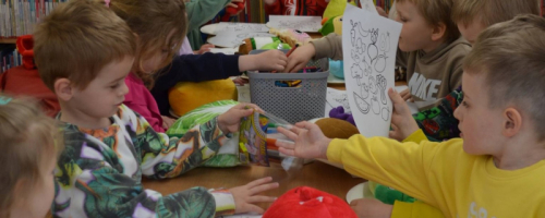 Muchomorki w Filii nr 18 MBP w Dąbrowie Górniczej 