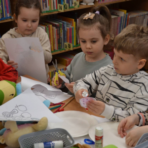 Muchomorki w Filii nr 18 MBP w Dąbrowie Górniczej.