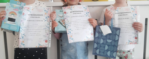 Wyróżnienie w międzyszkolnym konkursie plastyczno - technicznym pt. "Wiosna zaczarowana w słoiku" (IV 2026)