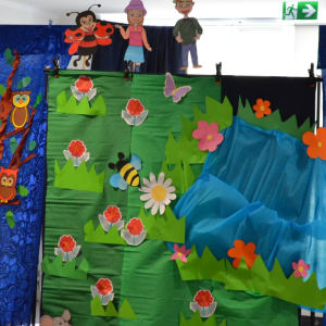 Teatrzyk o tematyce ekologicznej.