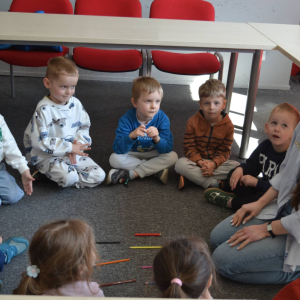 Dzieci z grupy Muchomorki odwiedziły British School w Dąbrowie Górniczej.