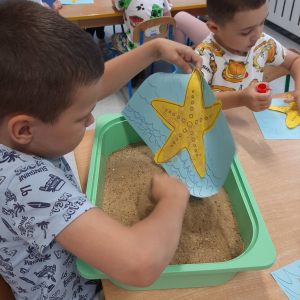 Morskie opowieści w grupie Muchomorki - realizacja innowacji pedagogicznej.