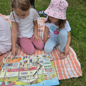 Nasze przedszkolaki wzięły udział w międzynarodowej akcji „Czytanie na Polanie”.