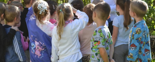 Jesienne spotkanie z przyrodą - Żabki  w Centrum Edukacji Ekologicznej 